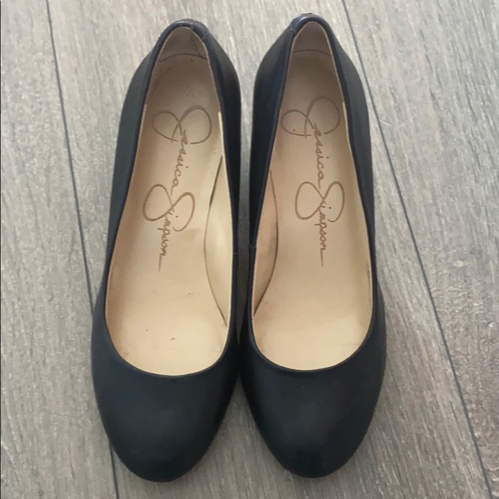 Black Wedges  / Party Attire